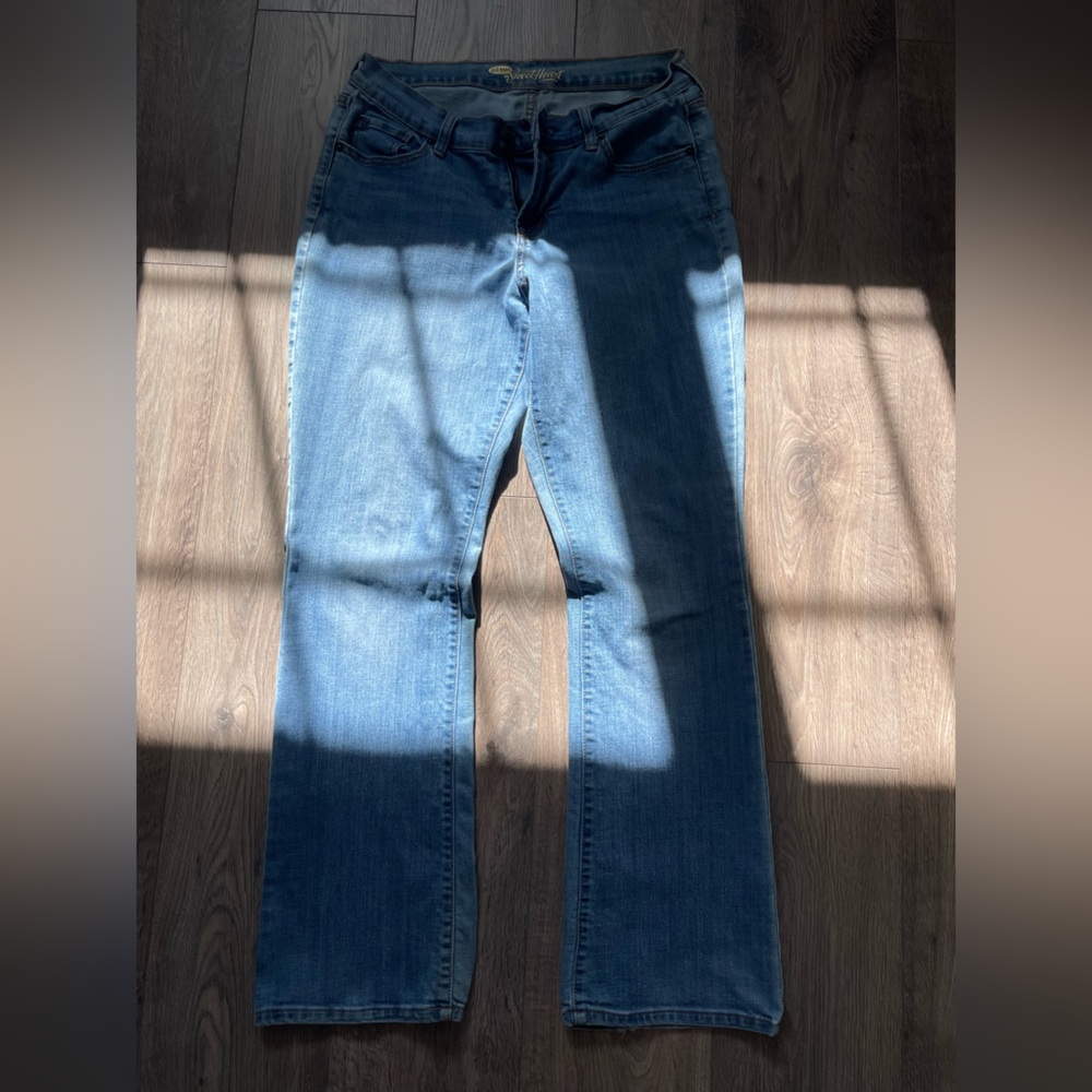 Straight leg jeans
